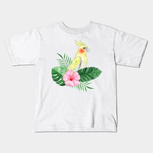 tropical bird Kids T-Shirt